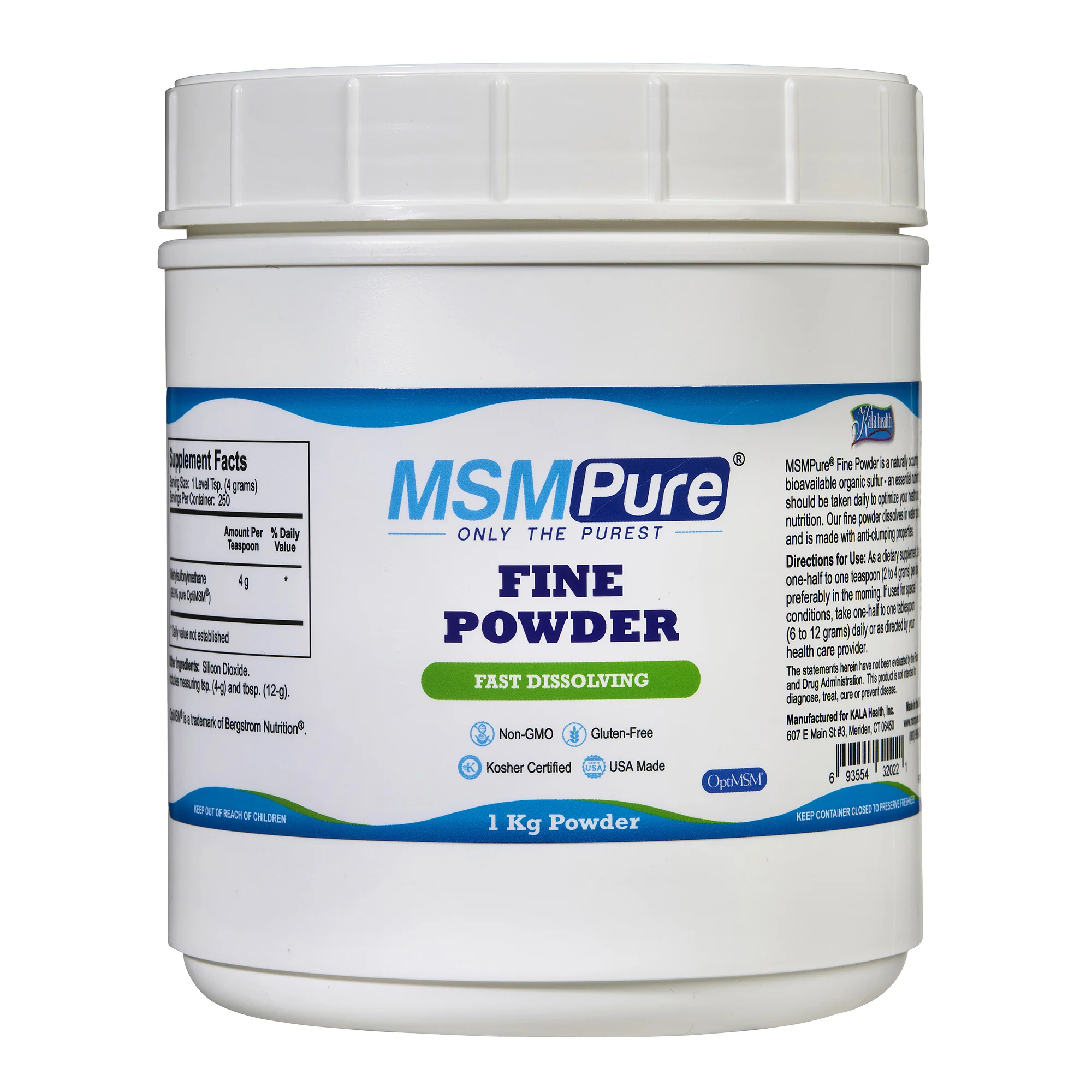 MSMPure Fine MSM Powder- Pure Organic Sulfur Crystals for Joint Flexibility, Skin & Hair Support – Fast-Dissolving, USA-Sourced MSM - Image 10