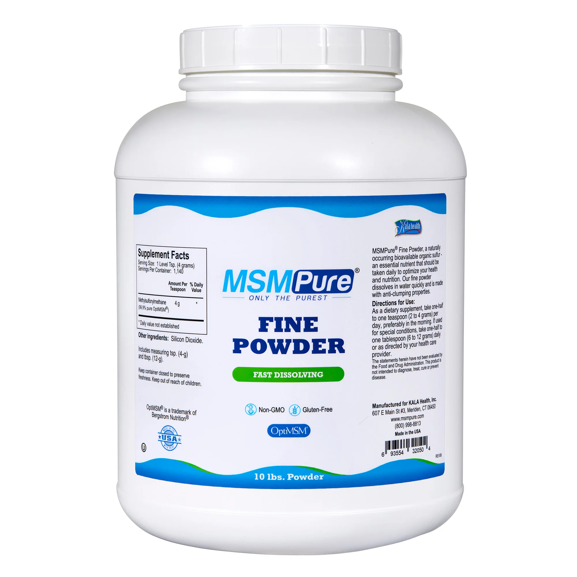 MSMPure Fine MSM Powder- Pure Organic Sulfur Crystals for Joint Flexibility, Skin & Hair Support – Fast-Dissolving, USA-Sourced MSM - Image 15