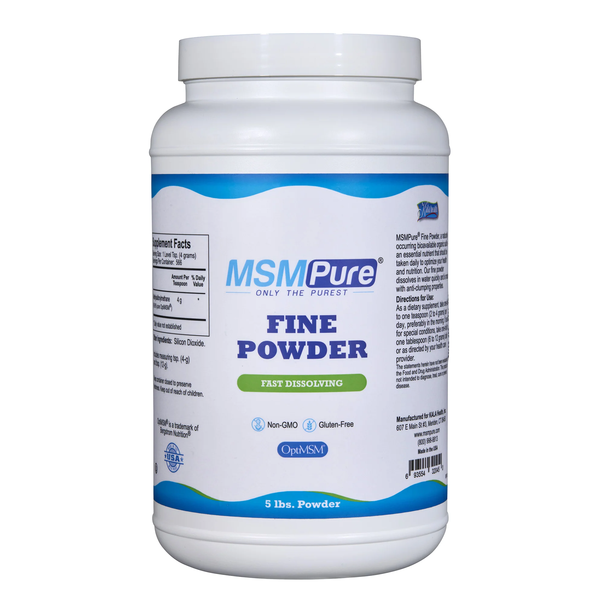 MSMPure Fine MSM Powder- Pure Organic Sulfur Crystals for Joint Flexibility, Skin & Hair Support – Fast-Dissolving, USA-Sourced MSM - Image 16