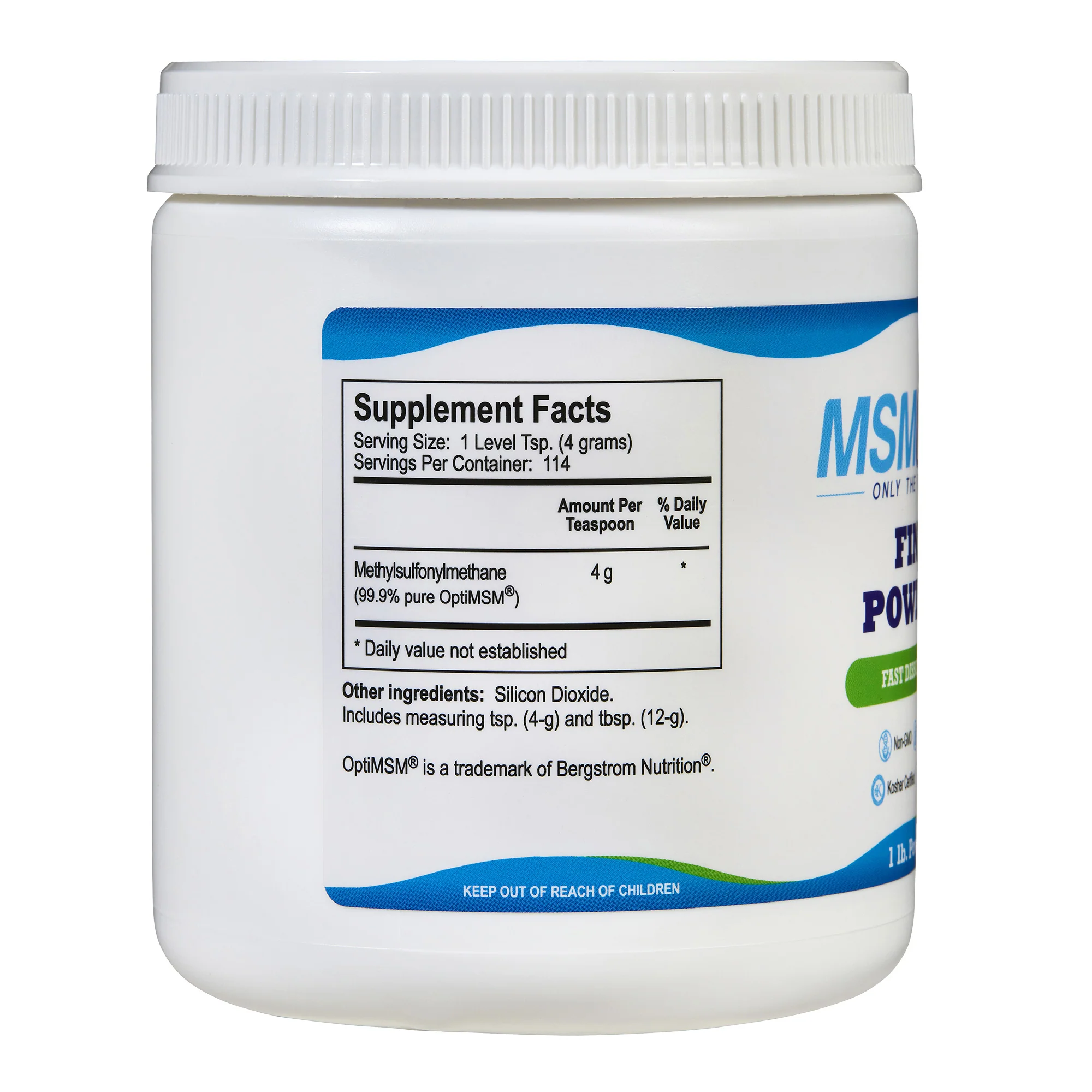 MSMPure Fine MSM Powder- Pure Organic Sulfur Crystals for Joint Flexibility, Skin & Hair Support – Fast-Dissolving, USA-Sourced MSM - Image 3