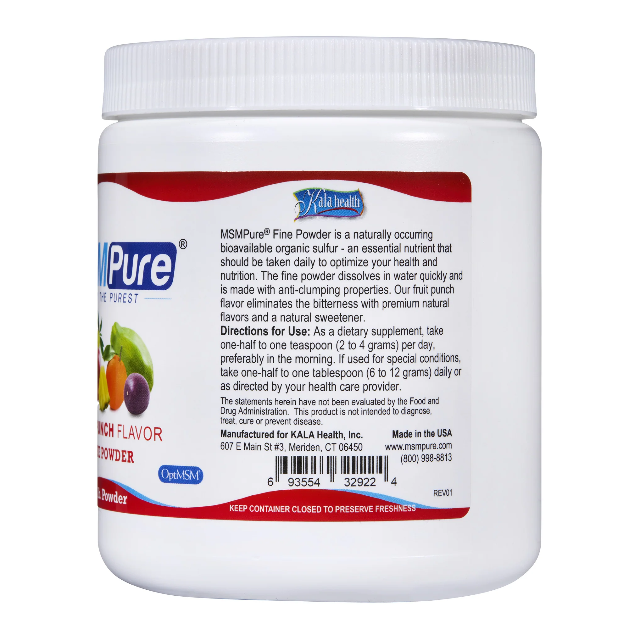MSMPure Fine MSM Powder- Pure Organic Sulfur Crystals for Joint Flexibility, Skin & Hair Support – Fast-Dissolving, USA-Sourced MSM - Image 6