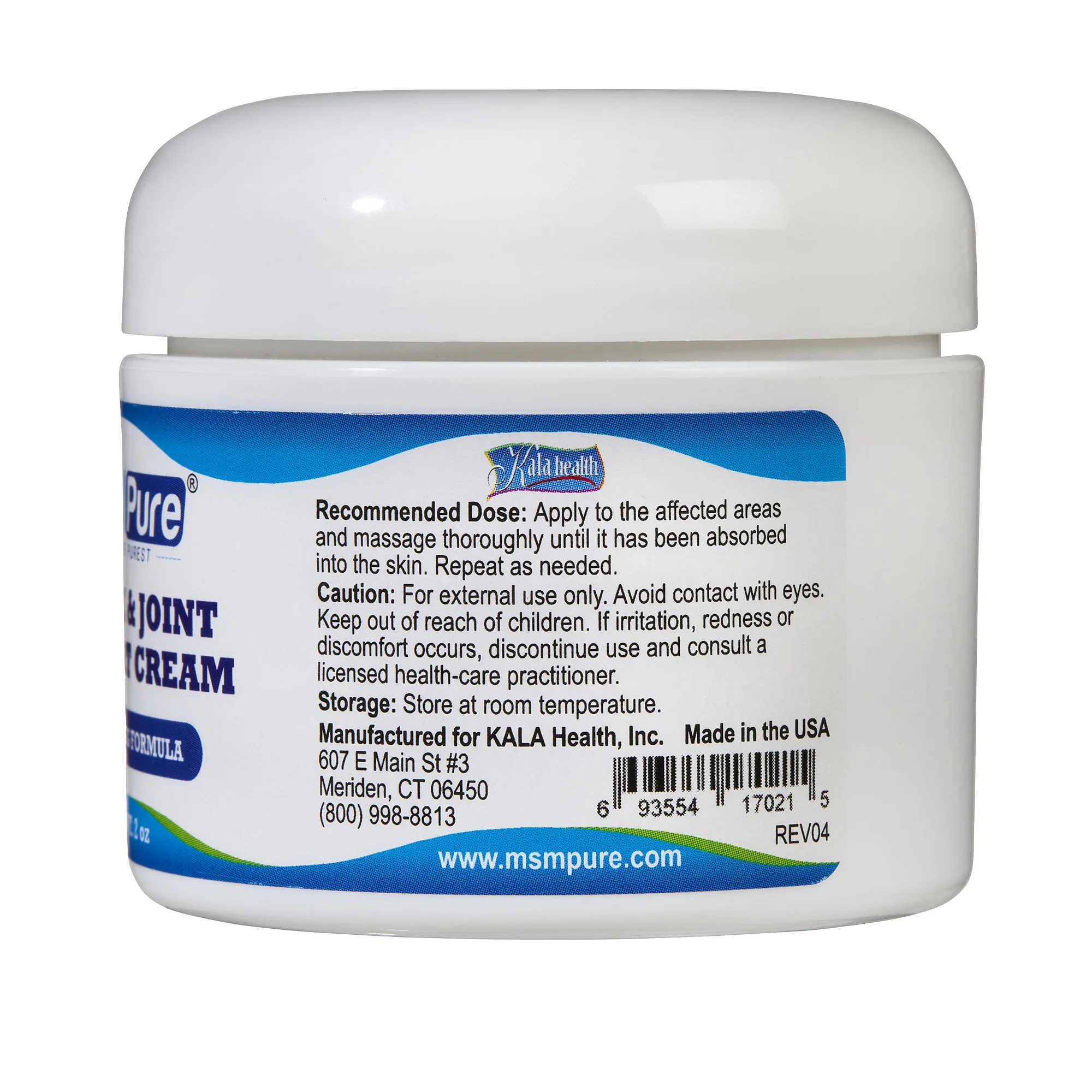 MSMPure Maximum Strength MSM Comfort Cream – For Muscle & Joint Relief, Fast-Acting & Non-Staining Formula – US-Sourced MSM - Image 3