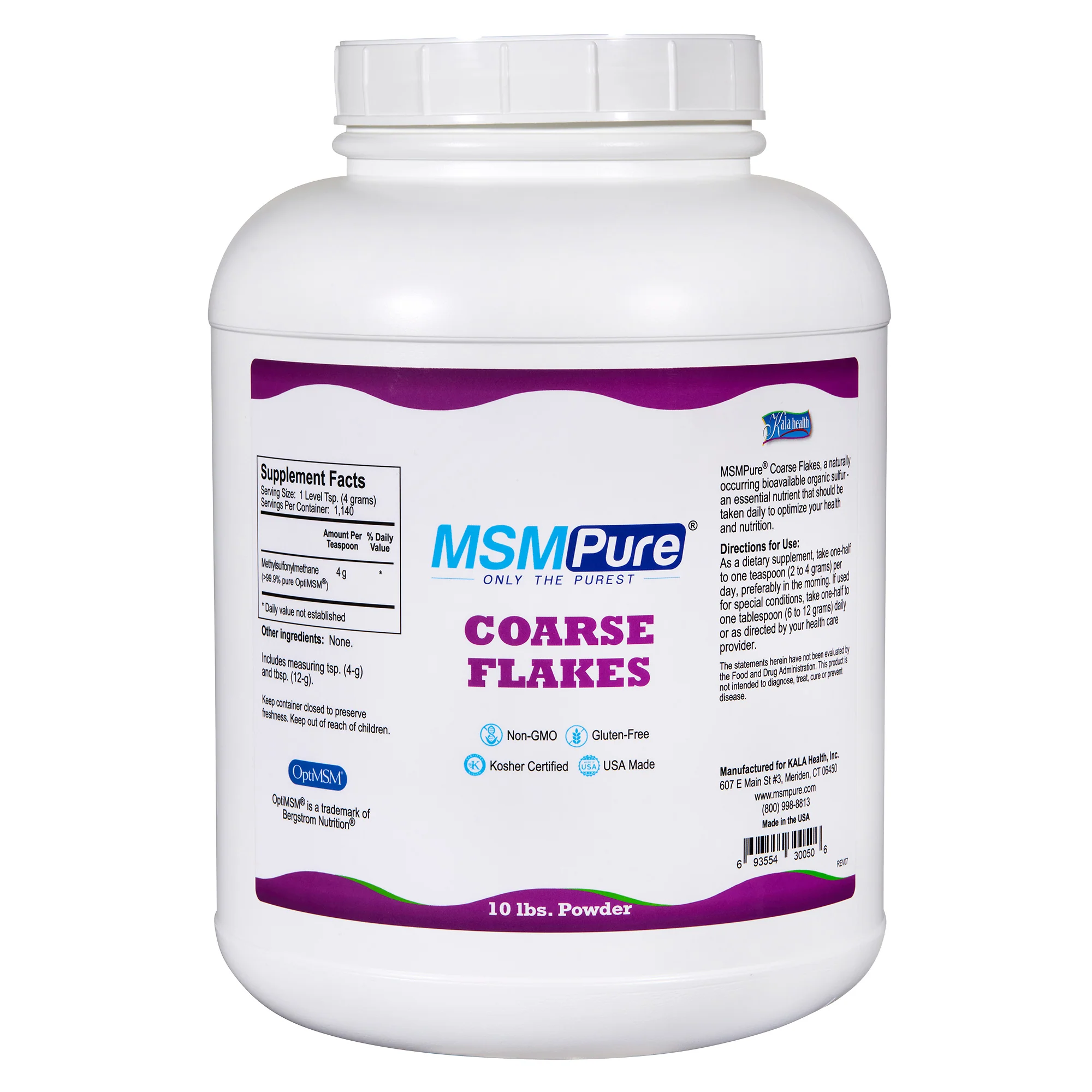 MSMPure Coarse MSM Powder Flakes – Pure Organic Sulfur for Joint Flexibility, Skin Health & Hair Support – US-Sourced MSM - Image 36