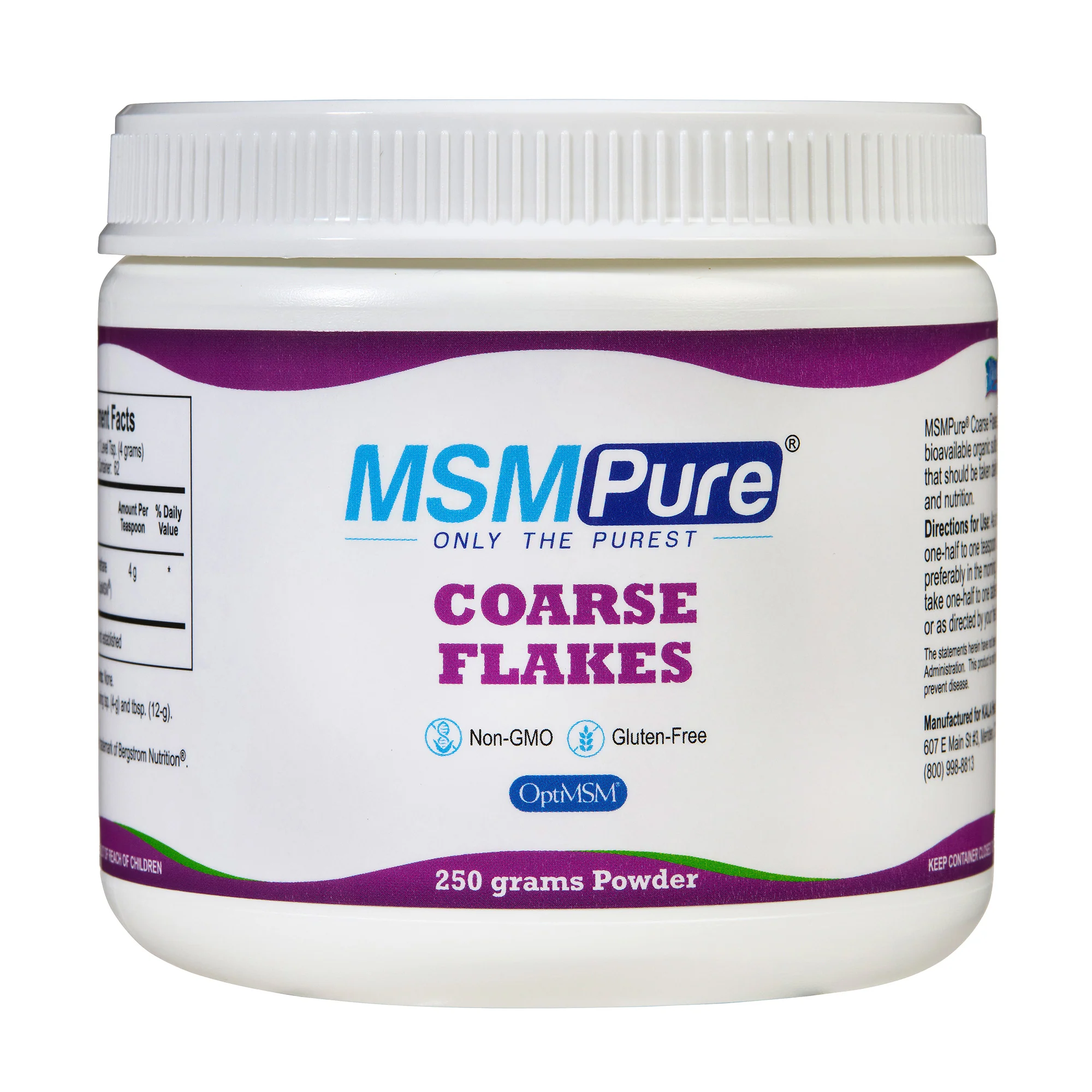MSMPure Coarse MSM Powder Flakes – Pure Organic Sulfur for Joint Flexibility, Skin Health & Hair Support – US-Sourced MSM - Image 38