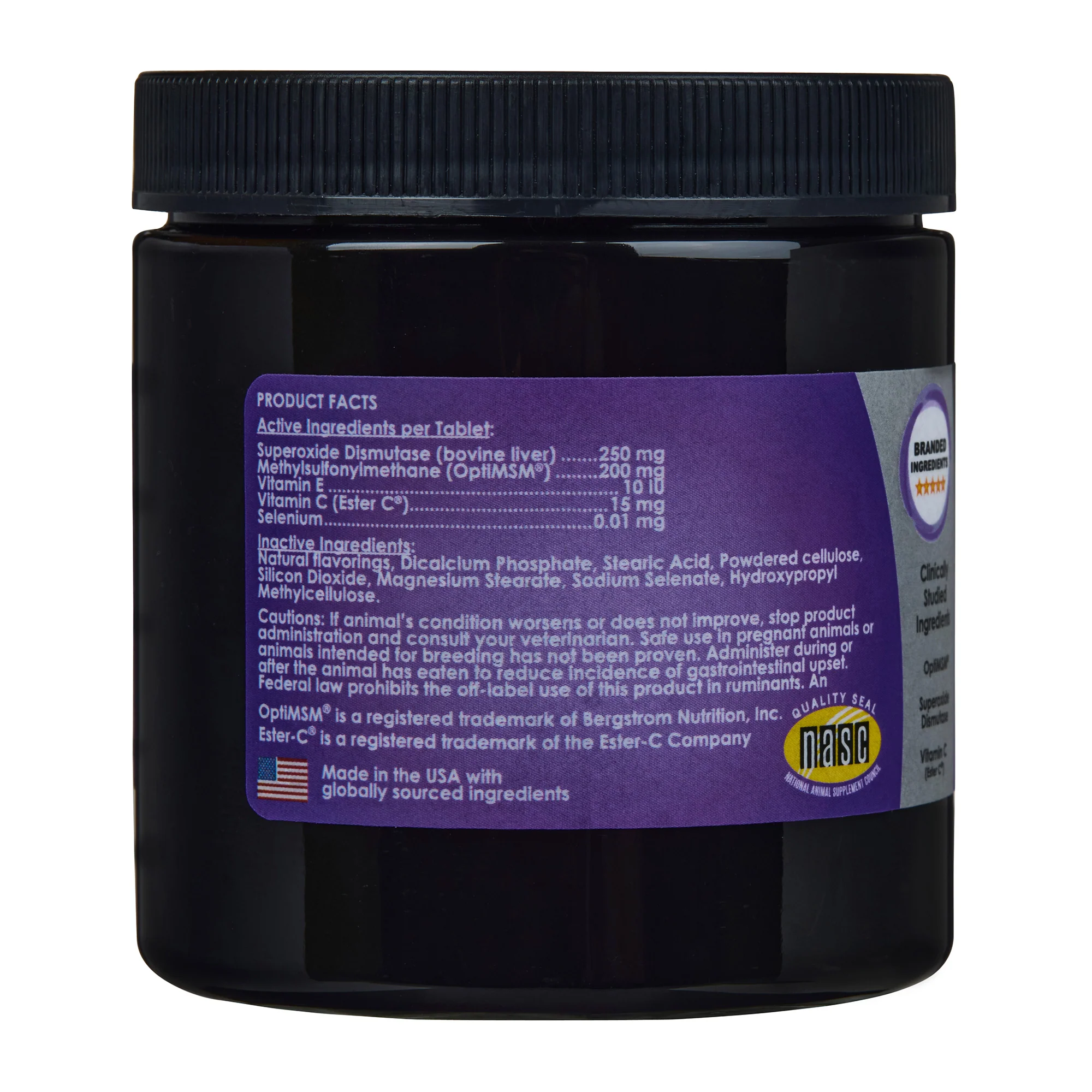 PeakTails Daily Defense Antioxidant Supplement for Dogs – Superoxide Dismutase, MSM, Selenium, Vitamin C & E – Supports Immune Function & Cellular Protection - Image 3
