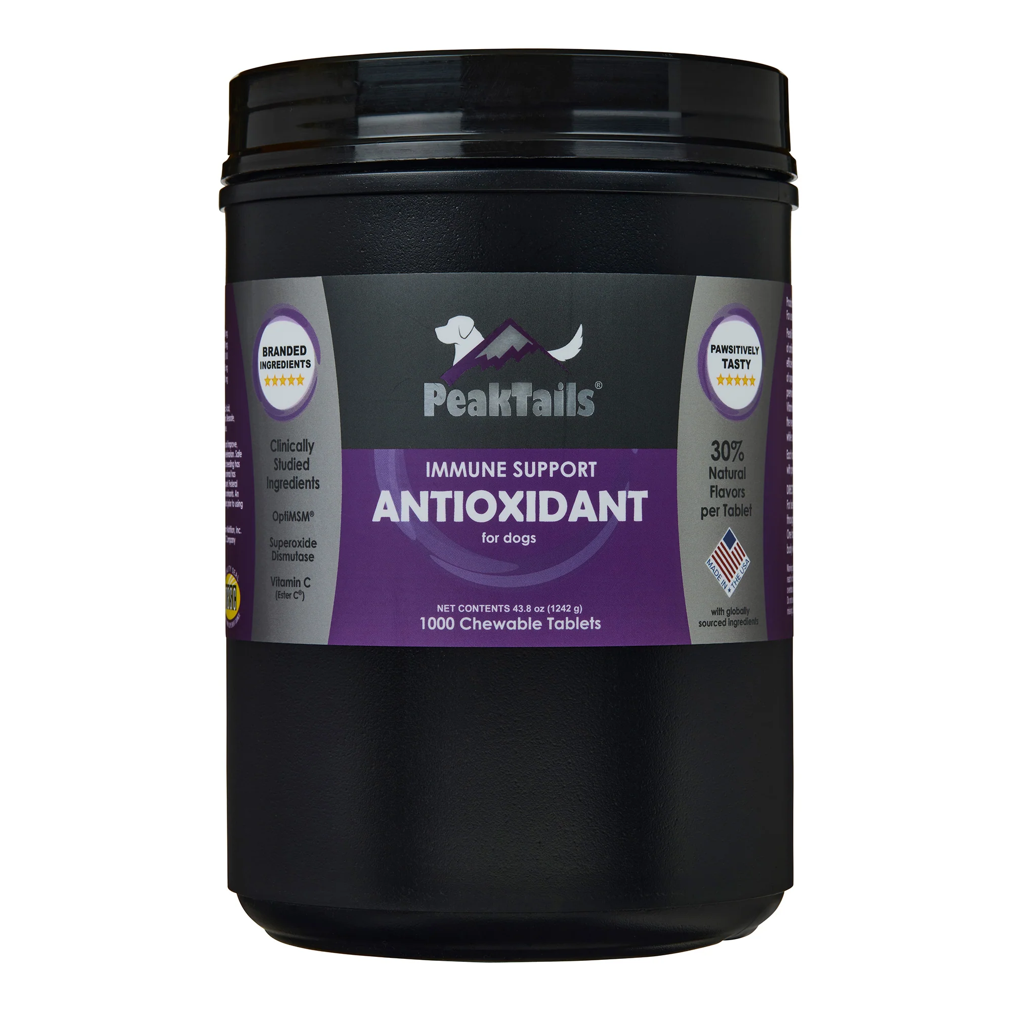 PeakTails Daily Defense Antioxidant Supplement for Dogs – Superoxide Dismutase, MSM, Selenium, Vitamin C & E – Supports Immune Function & Cellular Protection - Image 8