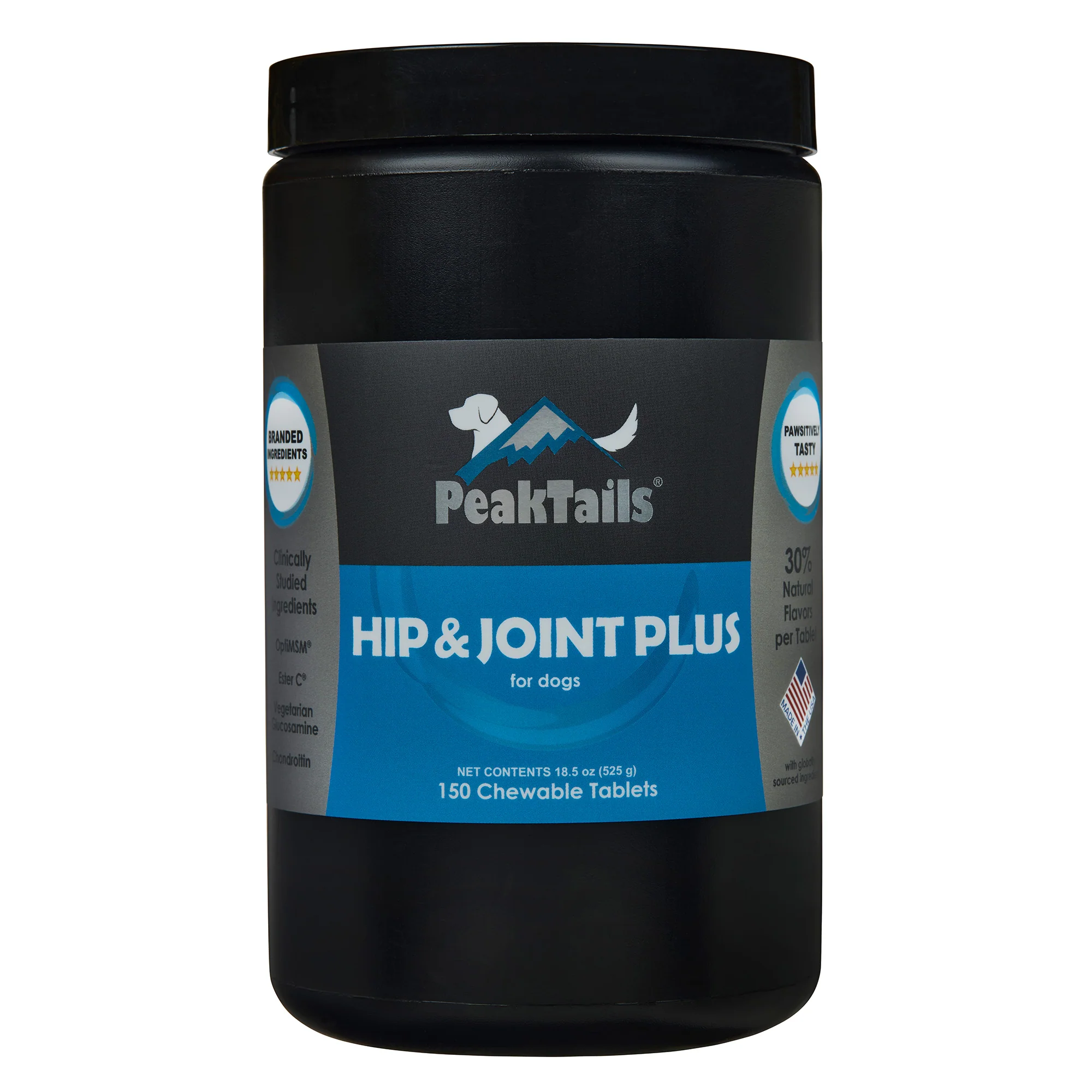 PeakTails Hip & Joint Plus for Dogs – Glucosamine, Chondroitin, OptiMSM & Ester-C – Supports Joint Mobility & Comfort - Image 6