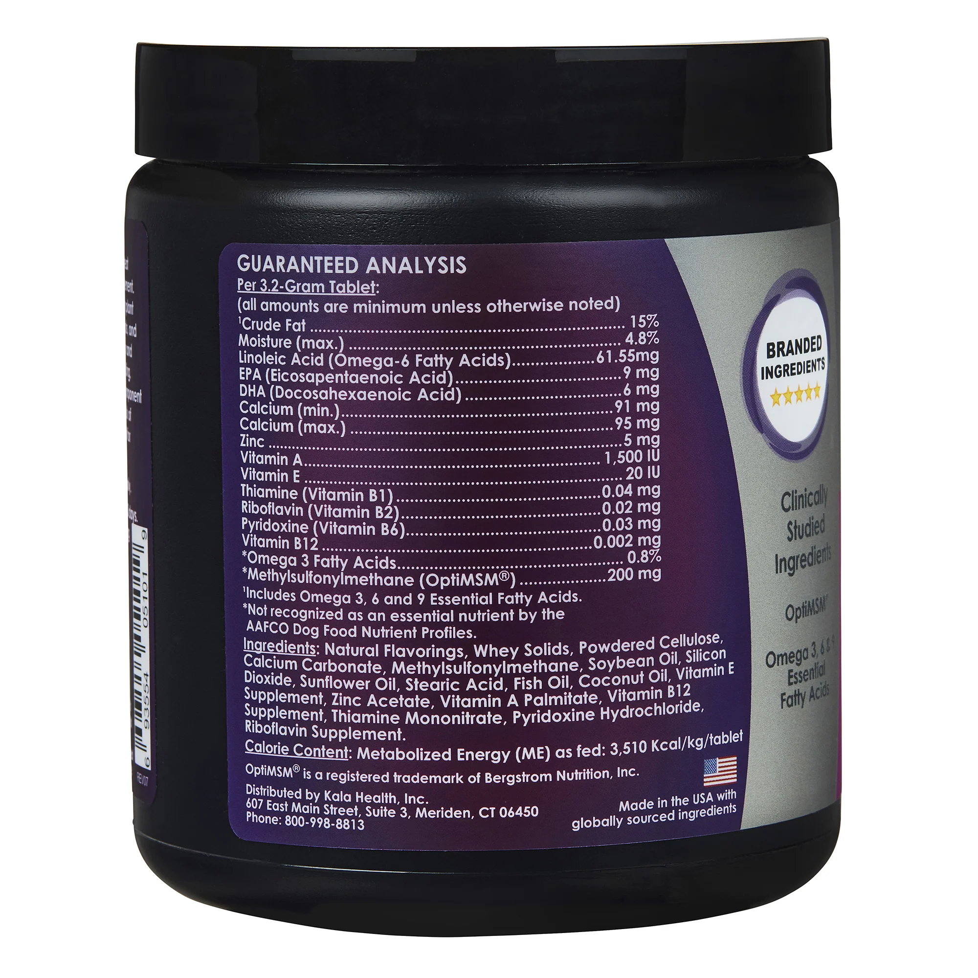 PeakTails Skin & Coat Support for Dogs – MSM, Fish Oil, Omega-3 & Omega-6 – Supports Healthy Skin & Shiny Coat - Image 4